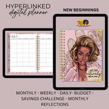 Load image into Gallery viewer, YOU ARE ENTIRELY UP TO YOU HYPERLINKED DIGITAL PLANNER