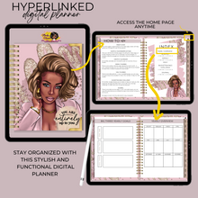 Load image into Gallery viewer, YOU ARE ENTIRELY UP TO YOU HYPERLINKED DIGITAL PLANNER