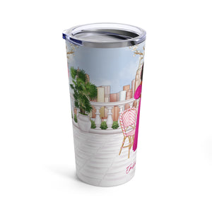 Embracing the Soft Life Pink Tumbler 20oz