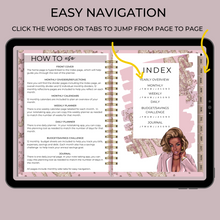 Load image into Gallery viewer, YOU ARE ENTIRELY UP TO YOU HYPERLINKED DIGITAL PLANNER