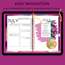 Load image into Gallery viewer, New Beginnings Hyperlinked Digital Planner
