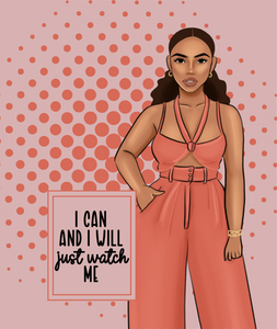 I Can and I Will Just Watch Me Journal for KDP
