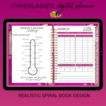 Load image into Gallery viewer, Pretty and Purposed Digital Planner I Undated Digital Planner I Goodnotes 5 Notability Planner I Fully Hyperlinked Ipad Planner