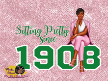 Load image into Gallery viewer, Sitting Pretty Pink Tumbler 20oz- Dark Skin Short Hair