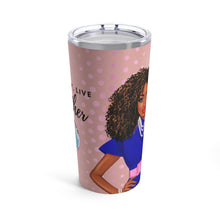 Load image into Gallery viewer, JnJ Pink and Blue Coffee Tumbler 20oz