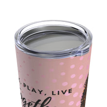 Load image into Gallery viewer, JnJ Pink and Blue Coffee Tumbler 20oz