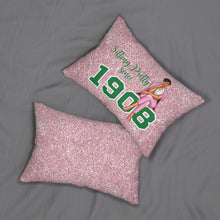 Load image into Gallery viewer, Sitting Pretty Lumbar Pillow- (Light Skin Short Hair)