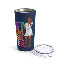 Load image into Gallery viewer, Best Summer Ever Tumbler 20oz- Navy