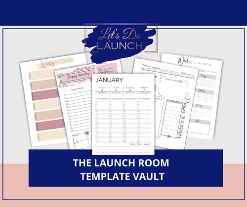 The Launch Room Template Vault