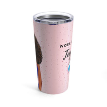 Load image into Gallery viewer, JnJ Pink and Blue Coffee Tumbler 20oz