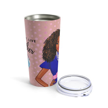 Load image into Gallery viewer, JnJ Pink and Blue Coffee Tumbler 20oz