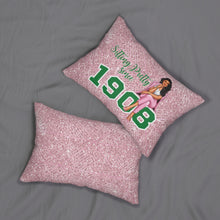 Load image into Gallery viewer, Sitting Pretty Lumbar Pillow- (Light Skin Long Hair)