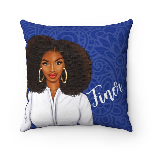 Finer Polyester Square Pillow